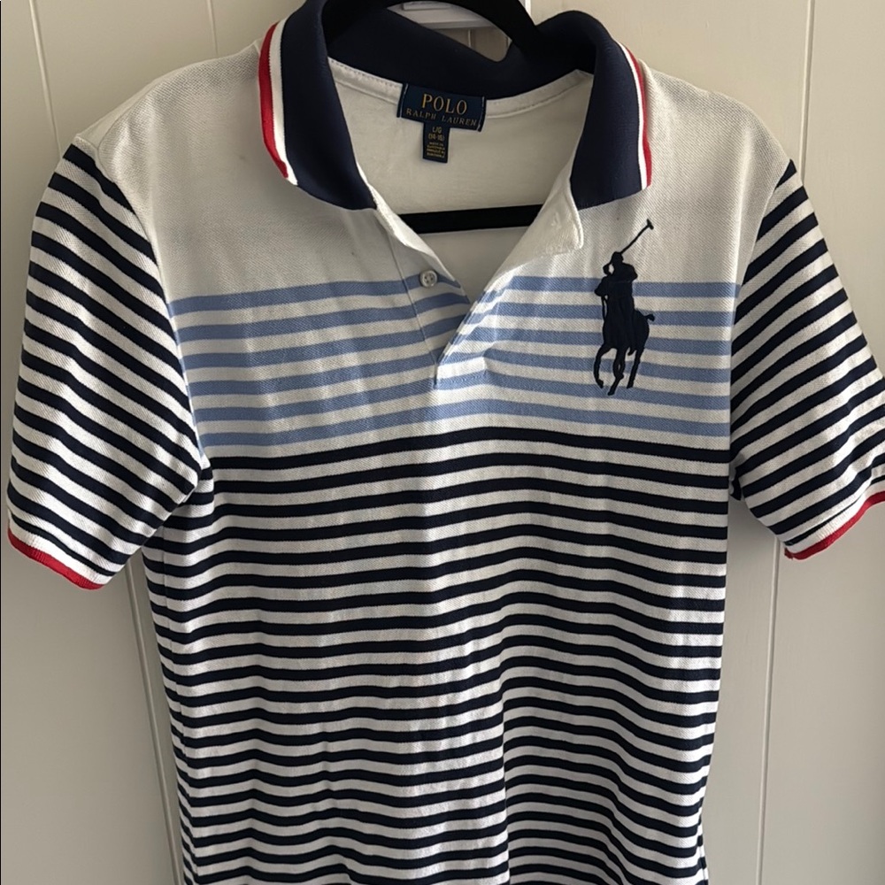 Polo by Ralph Lauren Kids Striped Shirt - Navy and White